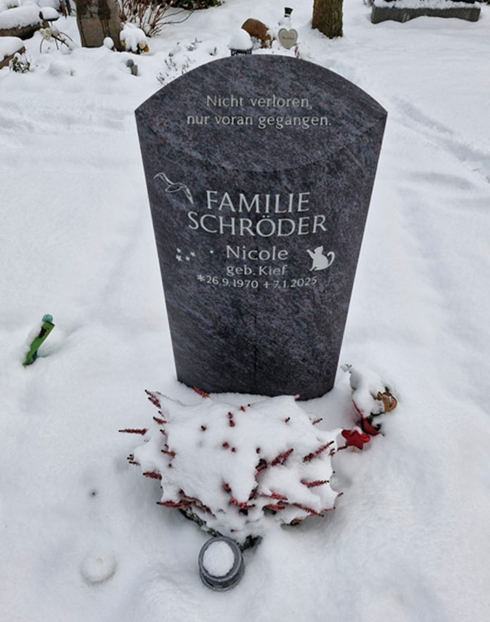 Ein Bild, das Grab, draußen, Friedhof, Schnee enthält.
KI-generierte Inhalte können fehlerhaft sein.